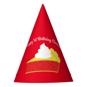 Cutie Pie Cherry 1st Birthday Party Theme Hat
