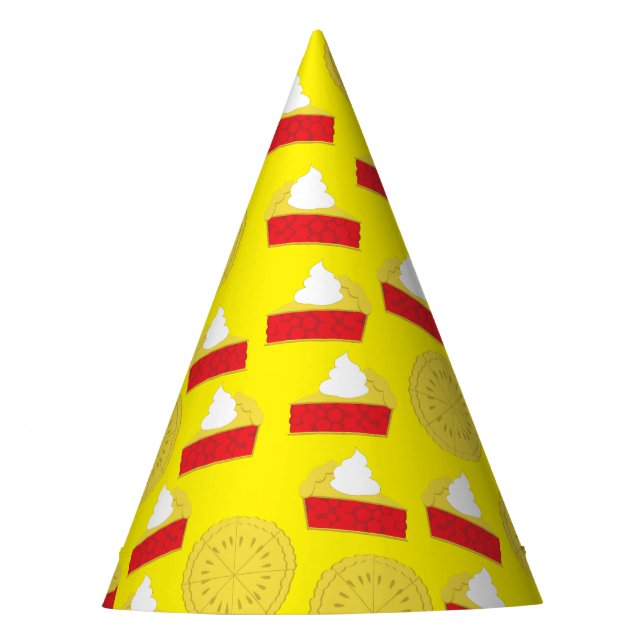 Cutie Pie Cherry Birthday Party Hat (Front)