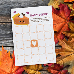 Cutie Pie Fall Baby Bingo Notepad