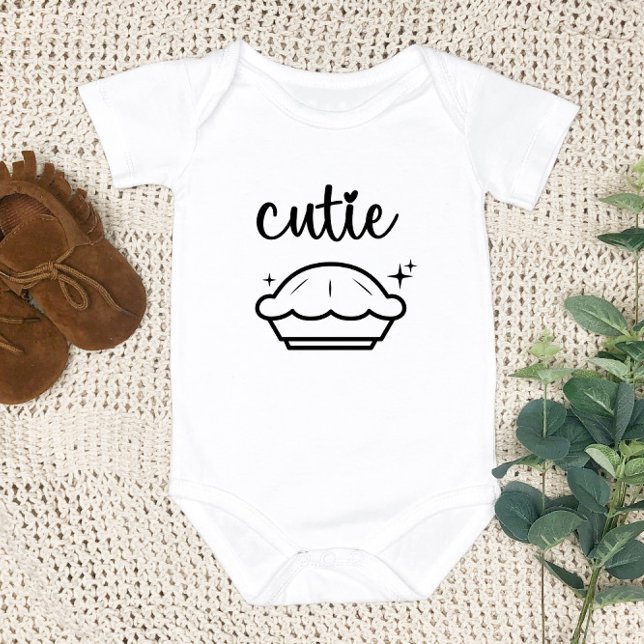 Cutie Pie | Fall Baby - Funny Thanksgiving Baby Bodysuit (Creator Uploaded)