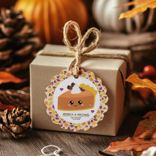 Cutie Pie Fall Baby Shower Favour Tags