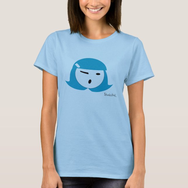 Cutie Pie Girl (aqua) T-Shirt (Front)