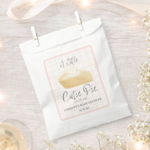 Cutie Pie Girl Fall Baby Shower Favour Bags 