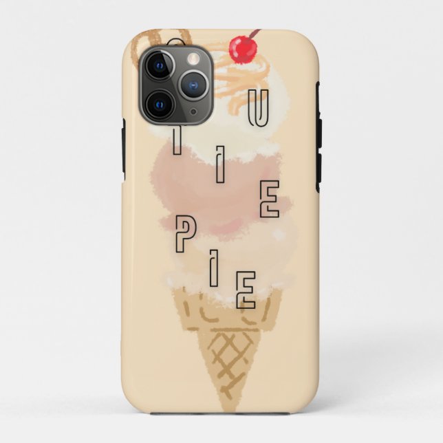 Cutie Pie - Ice cream phone case (Back)