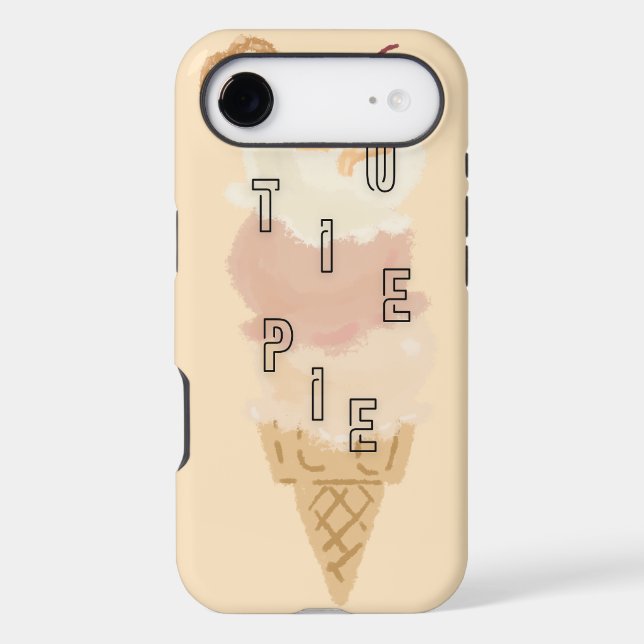 Cutie Pie - Ice cream phone cases (Back)