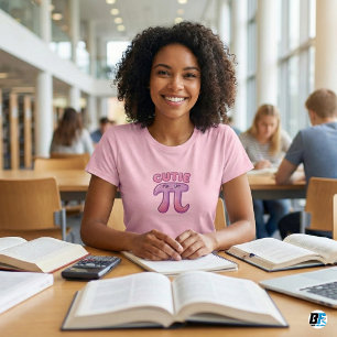 Cutie Pie Math Pun Cute Kawaii Pi Day T-Shirt