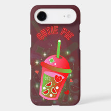 Cutie Pie Phone Case - Maroon