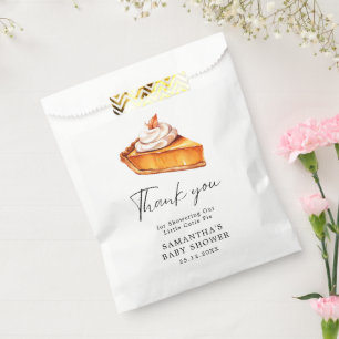 Cutie Pie Pumpkin Fall Baby Shower  Favour Bags