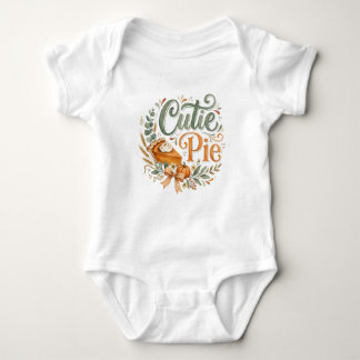 Cutie Pie Pumpkin Pie Baby  Bodysuit