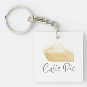 Cutie Pie Pumpkin Pie Keychain – Fall Shower Favor