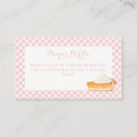 Cutie Pie pumpkin pie pink plaid Baby Shower