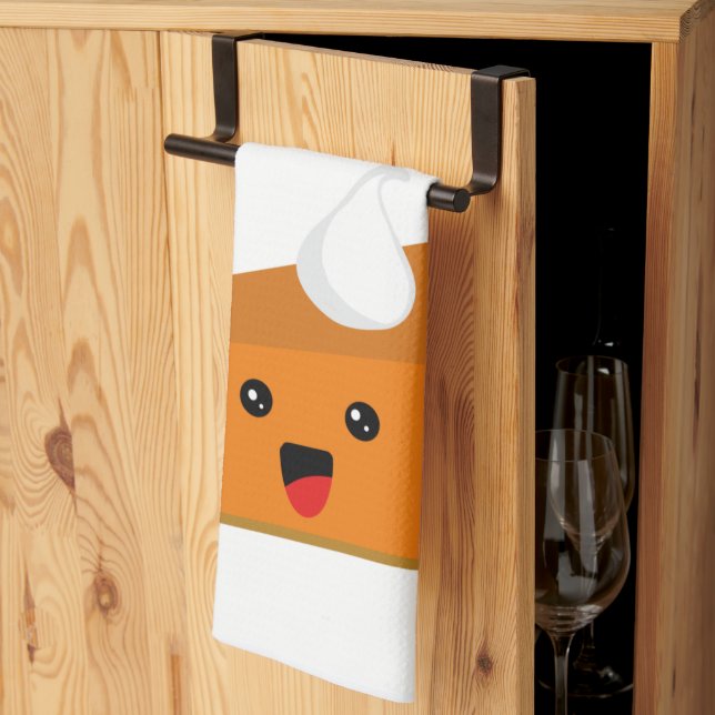 Cutie Pie Pumpkin Pie Tea Towel (Thirds Fold)