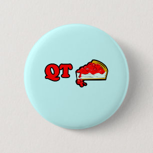 Cutie Pie - QT Pie baby t-shirt 6 Cm Round Badge