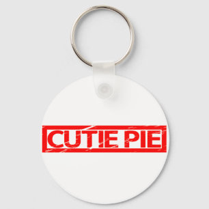 Cutie Pie Stamp Key Ring