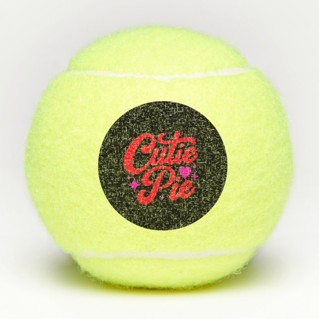 Cutie Pie Tennis Balls (Front)