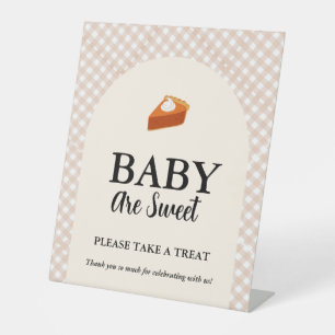 Cutie pie Thanksgiving baby shower Favour sign