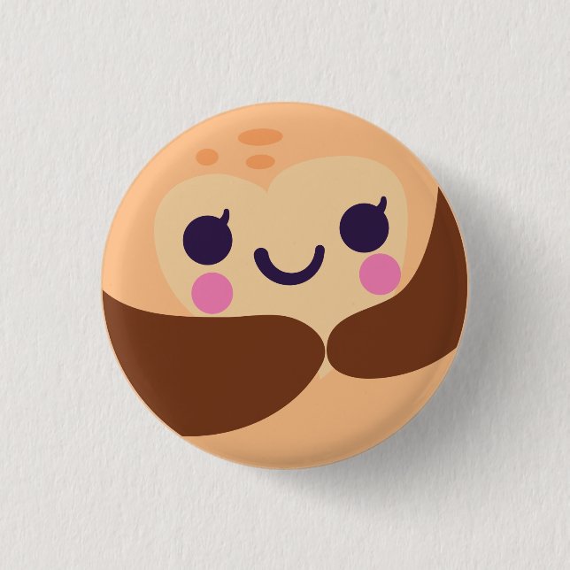 Cutie Pluto 3 Cm Round Badge (Front)