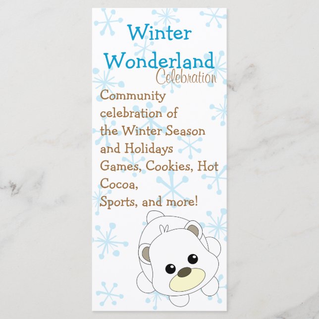 Cutie Polar Bear Programme (Front)