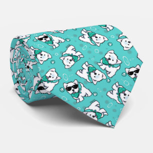 Cutieface Westie KiniArt Tie