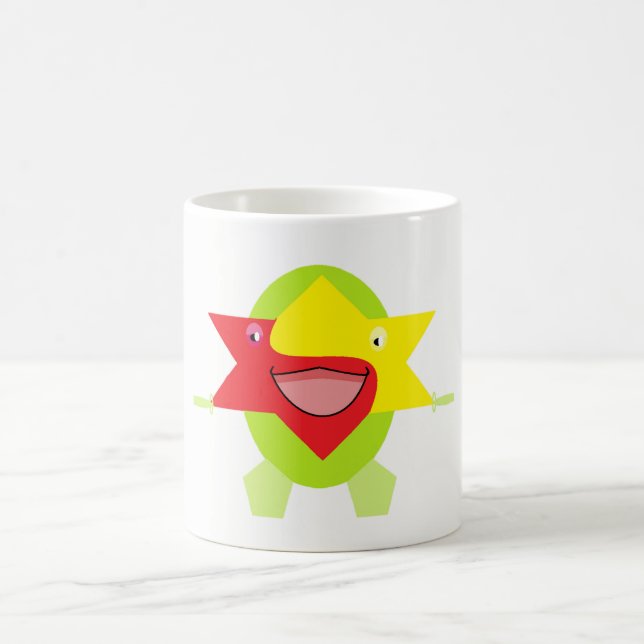Cutieful Kids Art Walking Fantasy Star Fish Coffee Mug (Center)