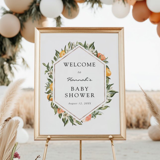 Cuties Baby Shower Welcome Sign (Creator Uploaded)