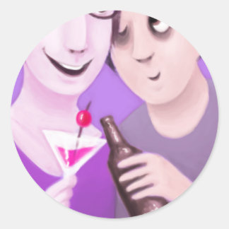 Cuties In Love: Frosting (circle) Classic Round Sticker