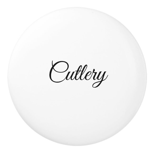 Cutlery drawer knob pull (Front)