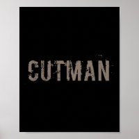 Cutman Tee For Funny Boxer Cutman Sign 