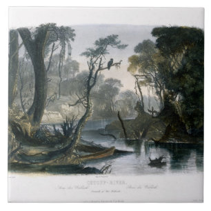 Cutoff River, Branch of the Wabash, plate 8 from V Tile