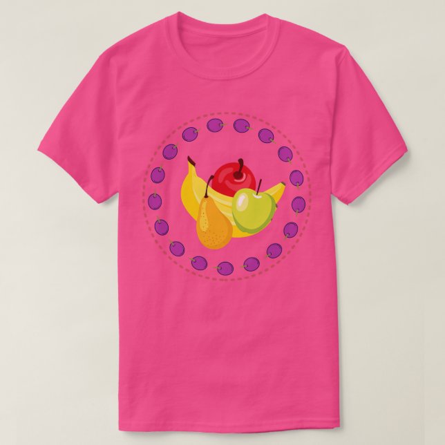 CutOut Fruit Stamp T-Shirt (Design Front)
