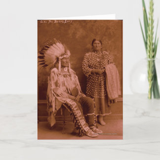 Cuts The Bear's Ears and Wife - Crow Card