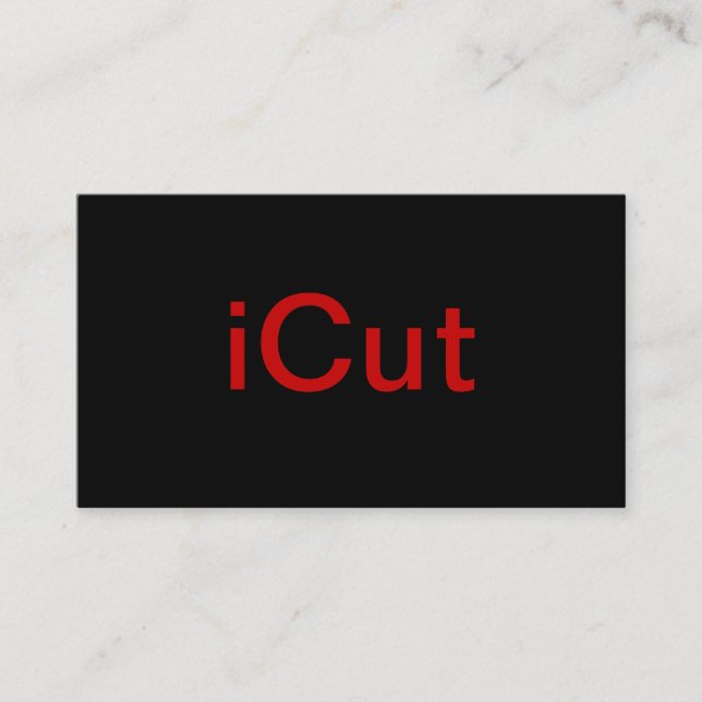 Cutter Business Card (Front)