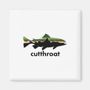 Cutthroat Trout For Fishing Junkies Magnet