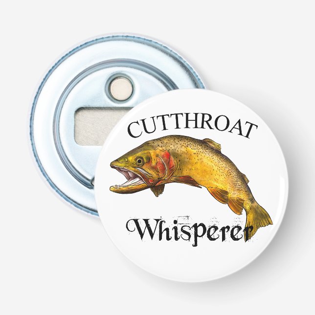 Cutthroat Trout Whisperer Light Bottle Opener (Front)