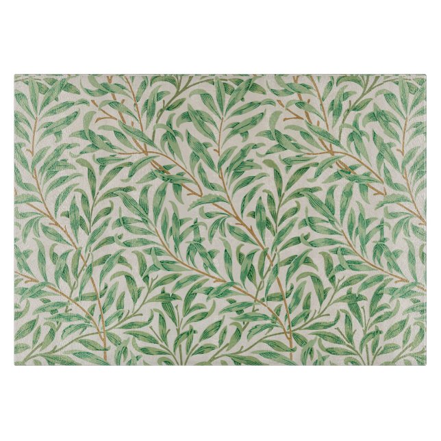 Cutting Board Art Nouveau Willow Bough Pattern  (Front)