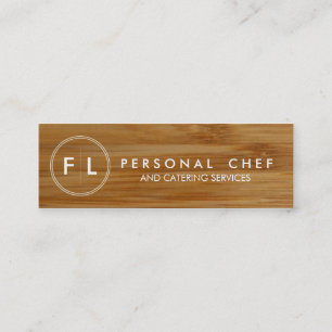 Cutting Board Personal Chef/Catering Business Card
