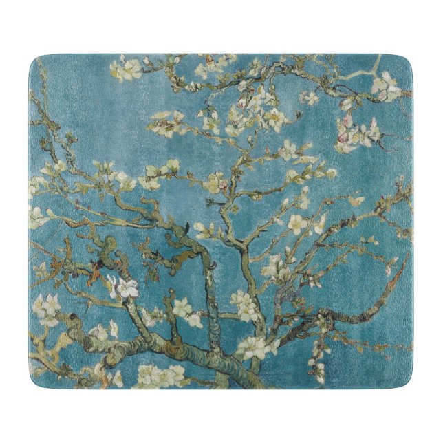CUTTING BOARD : VAN GOGH : ALMOND BLOSSOM  (Front)