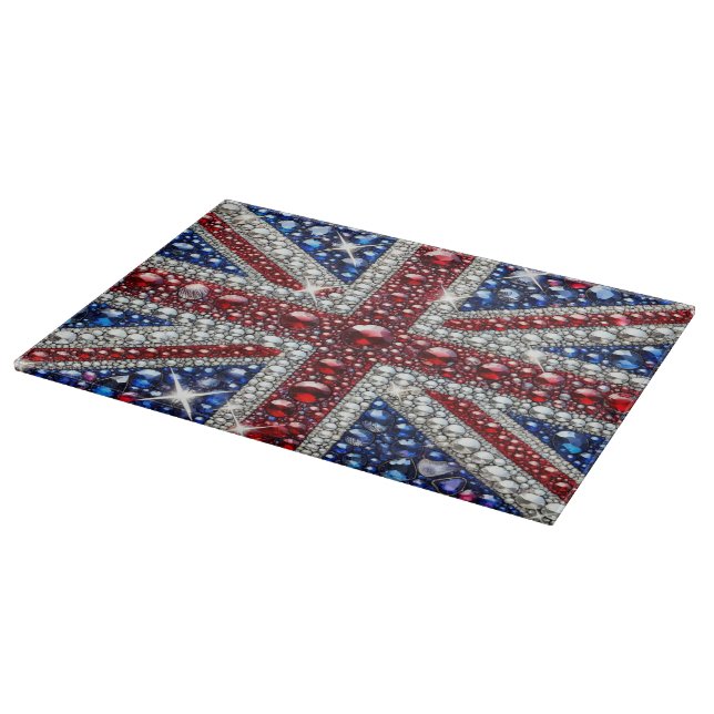 Cutting board with British Colours Design (Corner)