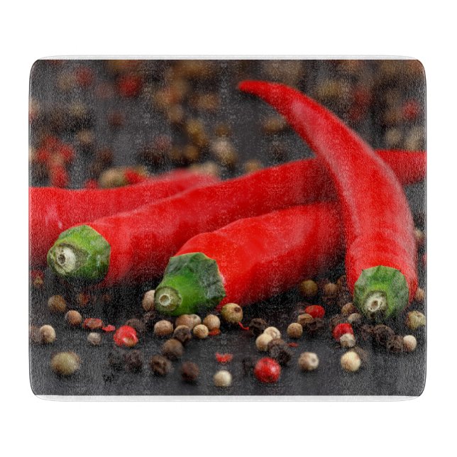 cutting board with peperoni (Front)