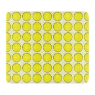 Cutting Board - Yellow Dots