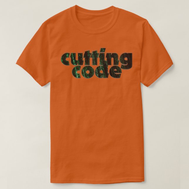 cutting code T-Shirt (Design Front)
