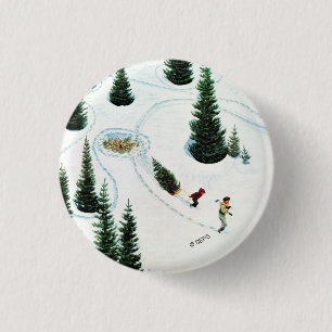 Cutting Down the Tree 3 Cm Round Badge