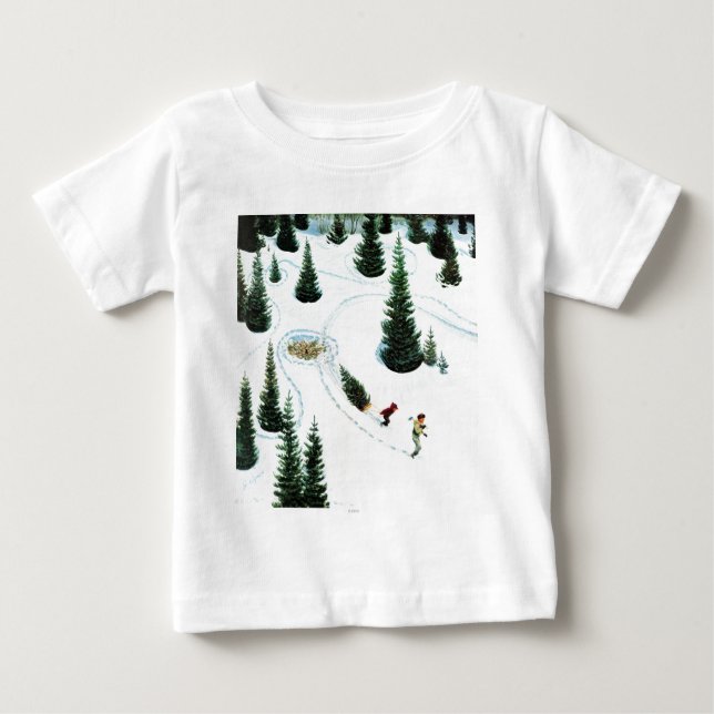 Cutting Down the Tree Baby T-Shirt (Front)