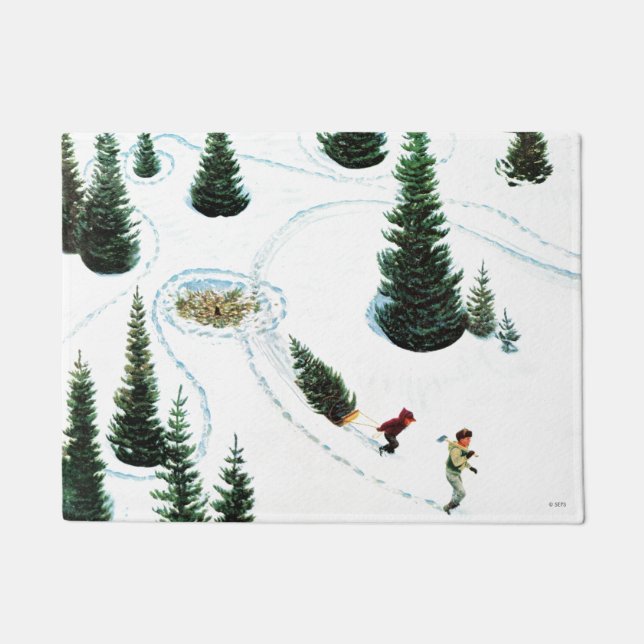 Cutting Down the Tree Doormat (Front)