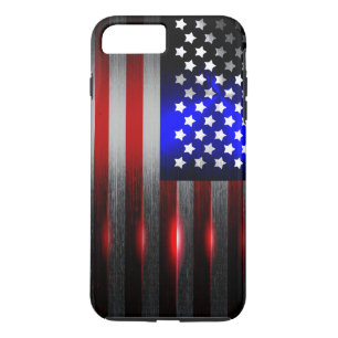 Cutting Edge Laser Cut American Flag 1 Case-Mate iPhone Case