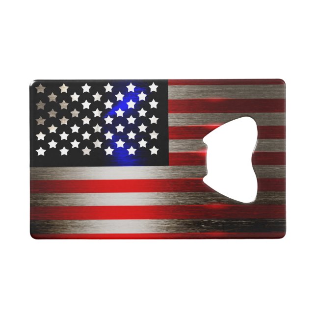 Cutting Edge Laser Cut American Flag 2 (Front (Horizontal))