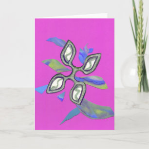 Cutting Edge Pink Greeting Card