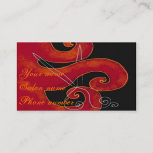 Cutting Hair Appointment Card