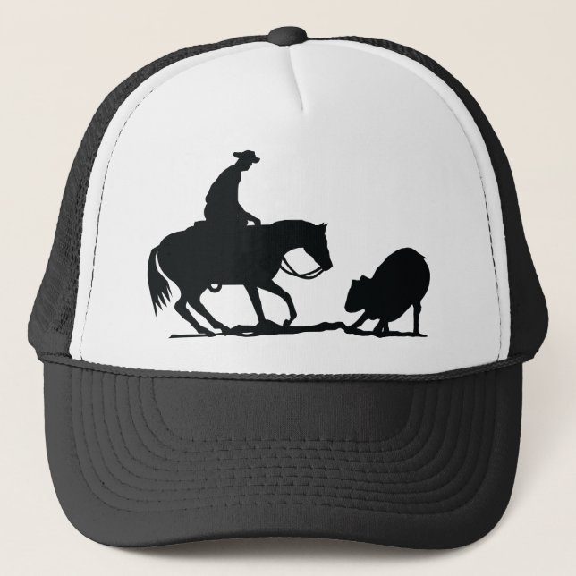 Cutting Horse Trucker Hat (Front)