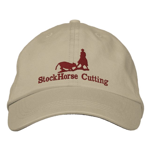 Cutting Horse with Cow Silhouette Cap (Front)